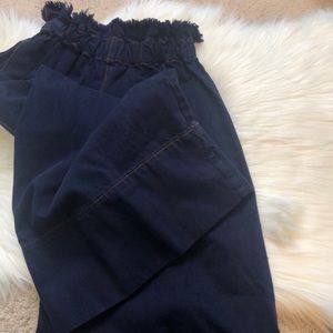 High waisted Cargo Wide Jean || TopShop